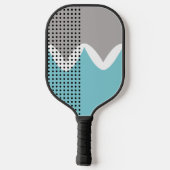 Abstracte boorbewegingen pickleball paddle (Achterkant)