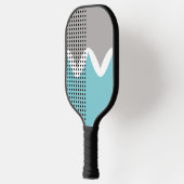 Abstracte boorbewegingen pickleball paddle (Links)