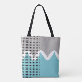 Abstracte boorbewegingen tote bag (Achterkant)
