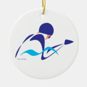 Abstracte borstkas 2 versiering keramisch ornament (Voorkant)