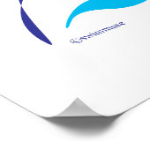 Abstracte borstslag 2 poster (Hoek)