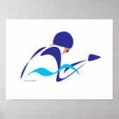 Abstracte borstslag 2 poster (Voorkant)