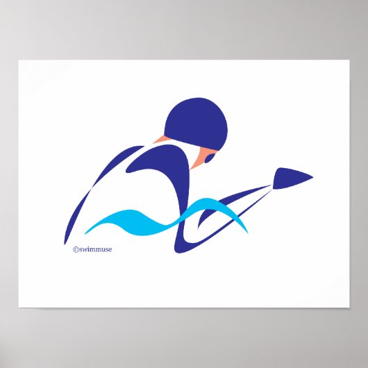 Abstracte borstslag 2 poster (Voorkant)