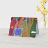 Abstracte Boskaart Kaart (Gele Bloem)