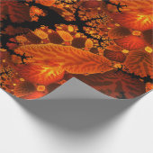 Abstracte bossen in het najaar cadeaupapier (Hoek)