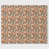Abstracte Botanicals: White Canvas Wonders Cadeaupapier (Vlak)