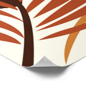Abstracte Botanicals: White Canvas Wonders Poster (Hoek)