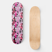 Abstracte Botanische Afbeeldingen Persoonlijk Skateboard (Voorkant)