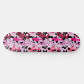 Abstracte Botanische Afbeeldingen Persoonlijk Skateboard (Horizontaal)