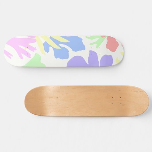 Abstracte botanische bladeren #2 #wall #art persoonlijk skateboard (Horizontaal)