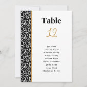 Abstracte Botanische bladeren Rand Zitkaarten (Voorkant)