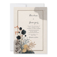 Abstracte botanische bruiloft