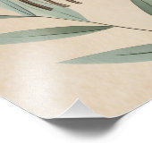 Abstracte botanische fotovergroting foto afdruk (Hoek)