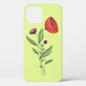 Abstracte botanische lijnkunst Case-Mate iPhone case (Achterkant)