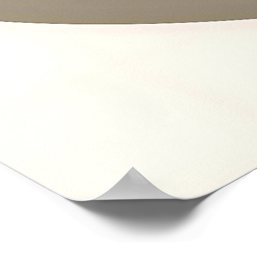 Abstracte botanische minimalis poster (Hoek)