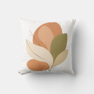Abstracte botanische vormen kussen