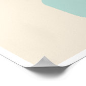 Abstracte botanische wandkunst – Minimalistische l Poster (Hoek)
