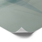 Abstracte boten op serene zee - moderne nautische poster (Hoek)