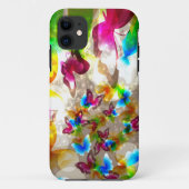 Abstracte botervliegen Case-Mate iPhone case (Achterkant)
