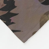 Abstracte botervliegen fleece deken (Hoek)