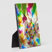 Abstracte botervliegen fotoplaat (Zijkant)