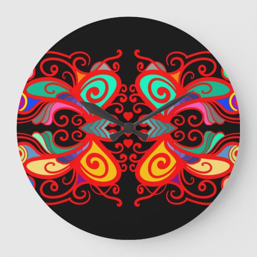 Abstracte botervliegen grote klok (Voorkant)