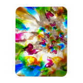 Abstracte botervliegen magneet (Verticaal)