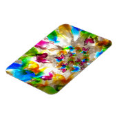 Abstracte botervliegen magneet (Linkerzijde)