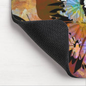 Abstracte botervliegen muismat (Hoek)