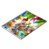 Abstracte botervliegen notitieboek (Linkerzijde)