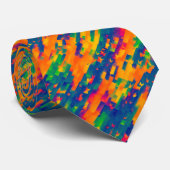Abstracte botervliegen stropdas (Opgerold)
