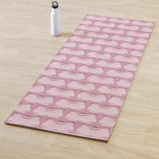 Abstracte botervliegen yogamat (In situ)