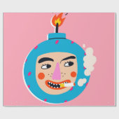 Abstracte botopening cadeaupapier (Vlak)