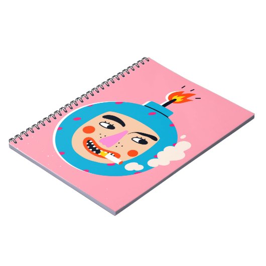 Abstracte botopening notitieboek (Linkerzijde)