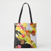 "Abstracte Bouquet" Canvas tas (Voorkant)
