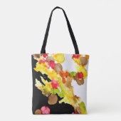 "Abstracte Bouquet" Canvas tas (Achterkant)