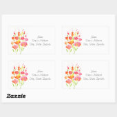 Abstracte Bouquet van de Etiketten van de Gemengde (Vel)