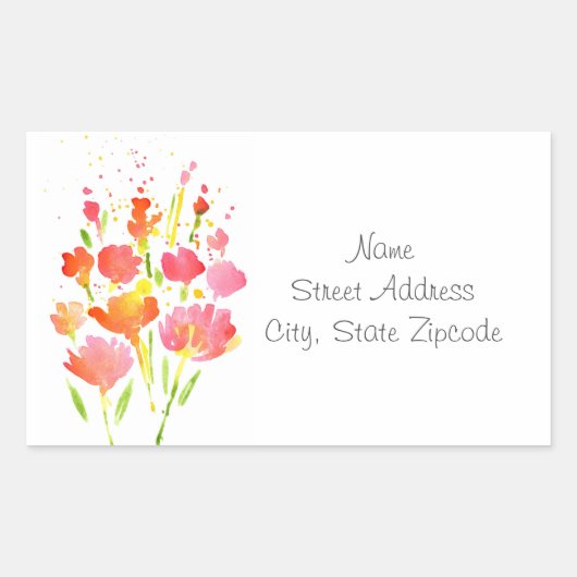 Abstracte Bouquet van de Etiketten van de Gemengde (Voorkant)