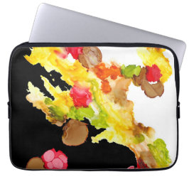 "Abstracte Bouquet" Waterdichte laptophoes Laptop Sleeve