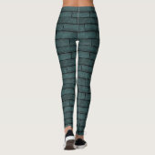 Abstracte bouwstenen voor sierdoeleinden d leggings (Achterkant)