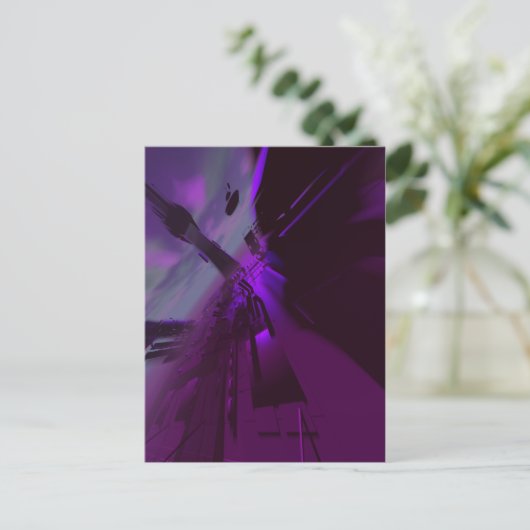 Abstracte bovenbouw 4 Briefkaart (Staand voorkant)