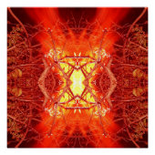 Abstracte brand perfect poster (Voorkant)