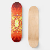 Abstracte brand persoonlijk skateboard (Voorkant)