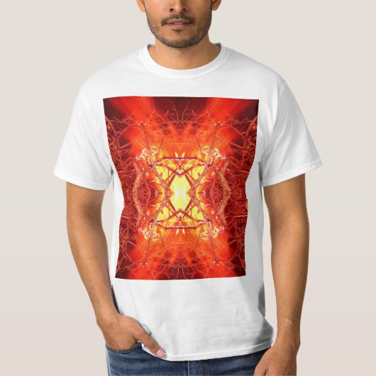 Abstracte brand t-shirt (Voorkant)