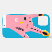 Abstracte brandblusvingers Case-Mate iPhone case (Achterkant (horizontaal))