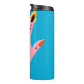 Abstracte brandblusvingers thermosbeker (Geroteerd rechts)