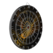 Abstracte breukkunst dartbord (Voorkant Links)