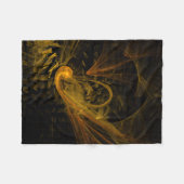 Abstracte breukkunst fleece deken (Voorkant (Horizontaal))