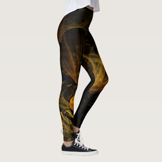 Abstracte breukkunst leggings (Rechts)