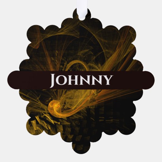 Abstracte breukkunst ornament kaart (Achterkant)